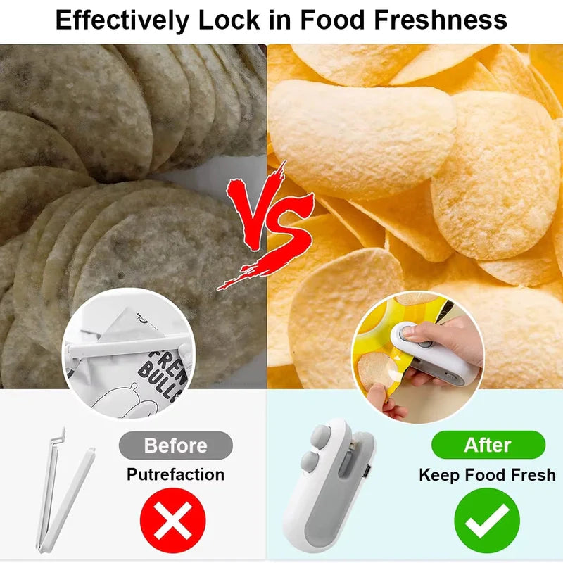 Sellador de bolsas portatil