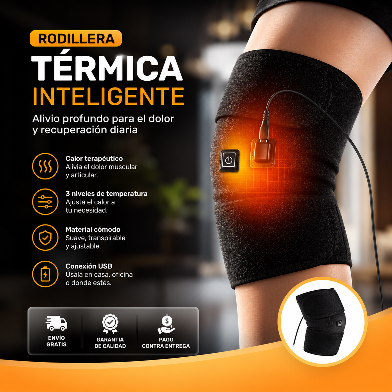 RODILLERA TERMICA PARA EL DOLOR