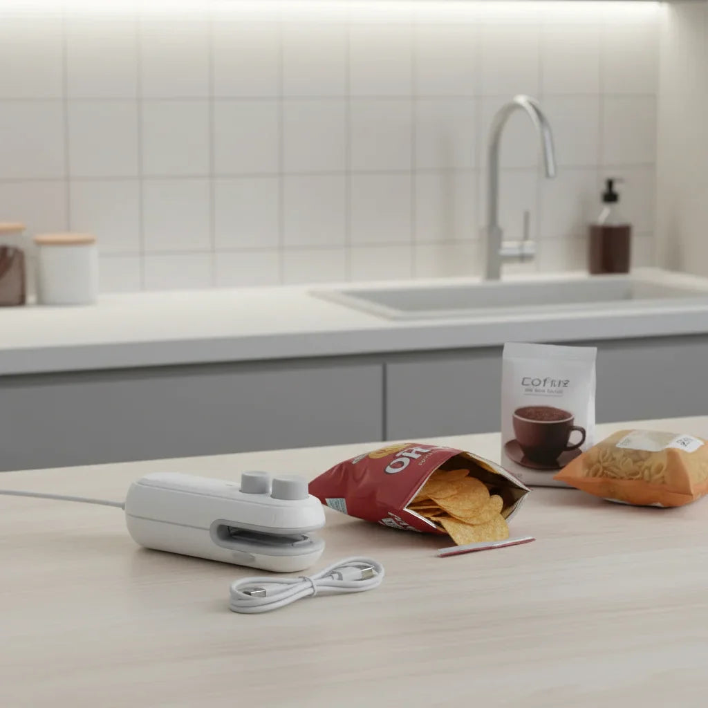 Sellador de bolsas portatil